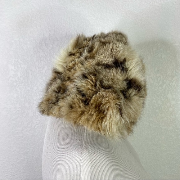 Vintage Marshall Field & Company Rabbit Fur Hat - Picture 4 of 5
